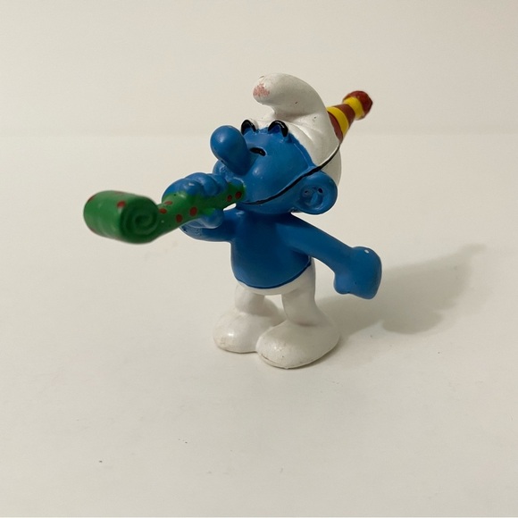 Smurfs Party Smurf Figure Toy Peyo Schleich - Picture 1 of 12